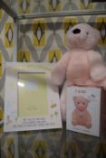 *My First Holy Communion Photo Frame, Pink Teddy Bear, and a Pink Teddy Bear Money Bank