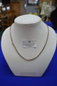 9ct Gold Neck Chain 4.6g