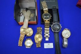 Assorted Gent’s Wristwatches Including Seiko, etc.
