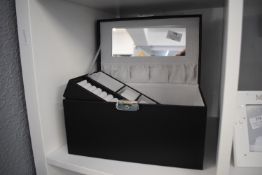 *Black Leatherette Jewellery Box