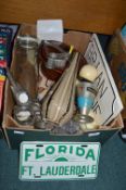 Vintage Kitchenware, Storage Jars, Vases, and Decorative Items