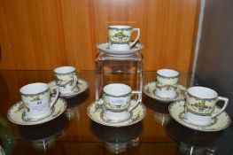 Six Japanese Kokura Coffee Canteens