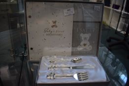 *Teddy Bear My First Cutlery Set, and Baby’s First Milestone Keepsake Set