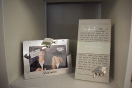 *Graduation Photo Frame and Graduation Verse Plaque