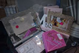*Hen Party Items Including Photo Frame, Wedding Countdown Cards, Mrs Photo Frame, Fling the Ring