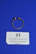 9ct Gold Body Ring 1.2g