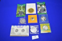Assorted Commemorative Coinage Including Australia, etc.