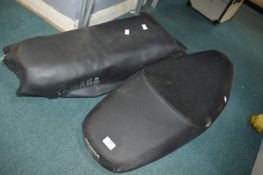 2x Motorbike Seats - Yamaha DT125 (requires recovering) and Honda