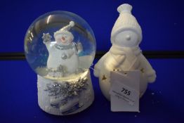 *Christmas Snow Globe and Ornament