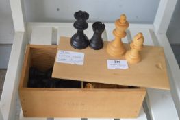 Complete Wooden Chess Set