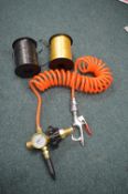 *Helium Tank Ballon Inflator and Two Rolls of Ribbon