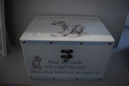 *What are Little Boys Made of Keepsake Box