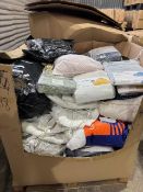 Large pallet of returned bedding / linen - curtains etc from habitat - sainsburys - argos Collection