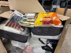 Large pallet of returned bedding / linen - curtains etc from habitat - sainsburys - argos collection