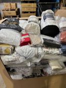 Large Pallet of returned bedding / linen - curtains etc from habitat - sainsburys - argos Collection