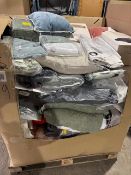 Large pallet of returned bedding / linen - curtains etc from habitat - sainsburys - argos collection