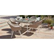 MODA Avebury 6 Seated Dining Table Brand New IN Box RRP £499 The neutral colours and sophisticated