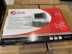 pallet of 13 x Ultimate Mounts UM172L Large Full Motion TV Bracket 40in up to 85in - Collection Only