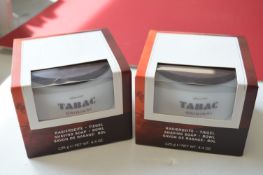 2x Tabac 125g Shaving Soap with Bowl