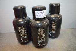 3x Alyssa Ashely Musk for Men 300g Shower Gel