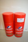 2x Old Spice Moisturising Shave Cream Sensitive 311g