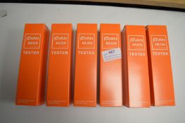 6x Jovan Musk 100ml EDT Unused Testers