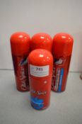 4x Assorted Old Spice Deodorant Sprays