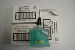 3x Aquatonic 100ml Aftershave Unused Testers