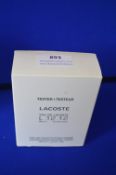 Lacoste L.12.12 Noir Intense 100ml EDT Unused Tester