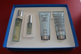 Sparkling White Diamonds Giftset - 50ml EDT, 10ml EDT, 100ml Body Lotion, and 100ml Body Wash