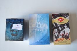 3x Assorted Men’s Aftershaves