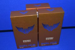 3x Police Energy 100ml EDT