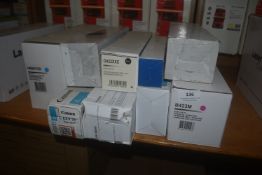 *9x Assorted Toner Cartridges