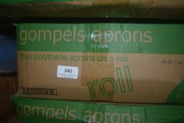 *Box of Blue Disposable Aprons