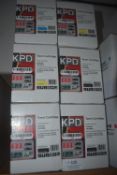 *3x Black, 2x Yellow, and 1x Cyan KPD Toner Cartridges for Lexmark 70C2HY0