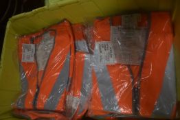 *Box of ~20 Hi-Vis Waistcoats with Zips Size: L
