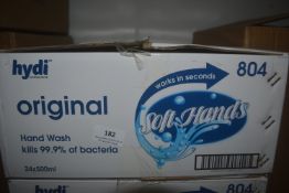 *24x 500ml of Hydi Soft Hands Original Hand Wash