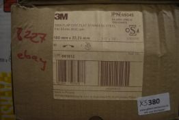 *3x Boxes of Stainless Steel 180mm Flat Discs