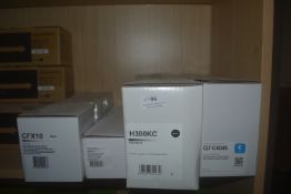 *4x Assorted Toner Cartridges for Samsung, Hp, and Canon Printers