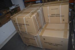 *7x Boxes of 3000 Disposable Face Masks