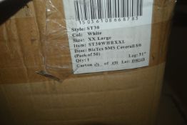 *Quantity of Disposable Coveralls Size: XXL,