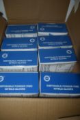 *8x Packs of 100 Disposable Gloves Size: XL