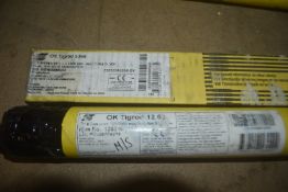 *2x Part Boxes of ESAB OK Tigrods Welding Rods 12.6 and 5356