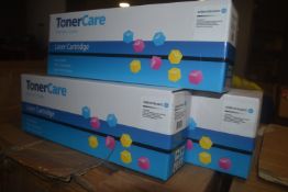 *3x Toner Care 606B245 Cyan Toner Cartridges for Brother Printers