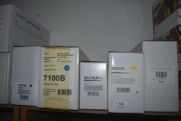 *5x Assorted Toner Cartridges