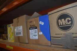 *Contents of Shelf to Include Assorted Hair Nets, Earplugs, Shoe Covers, etc.