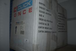 *2x Boxes of 20 Navy Disposable Coveralls Size: M