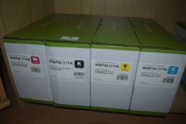 *4x 117A Toner Cartridges for HP Colour Laser 150,179, & 179 Printer