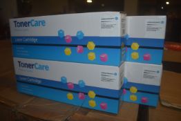 *4x Toner Care 606B245 Cyan Toner Cartridges for Brother Printers