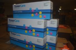 *5x Toner Care 606B245 Yellow Toner Cartridges for Brother Printers
